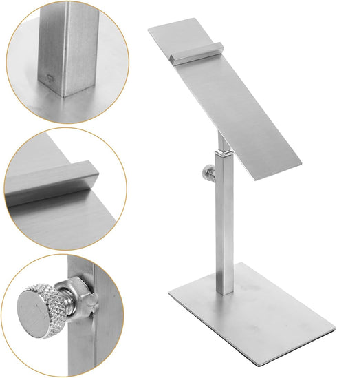 Closet PRETYZOOM Adjustable Height Metal Shoe Rack Shoes Rack for Entryway Store Stainless Steel Holder