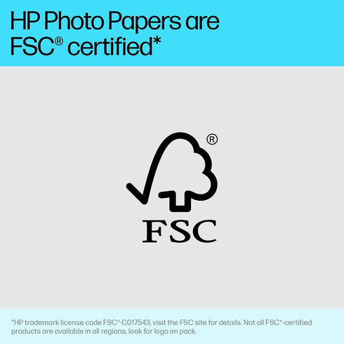 5x7 60 (CH097A) HP Everyday Photo Paper - Designed for HP Inkjet Printers, Glossy, in, sheets
