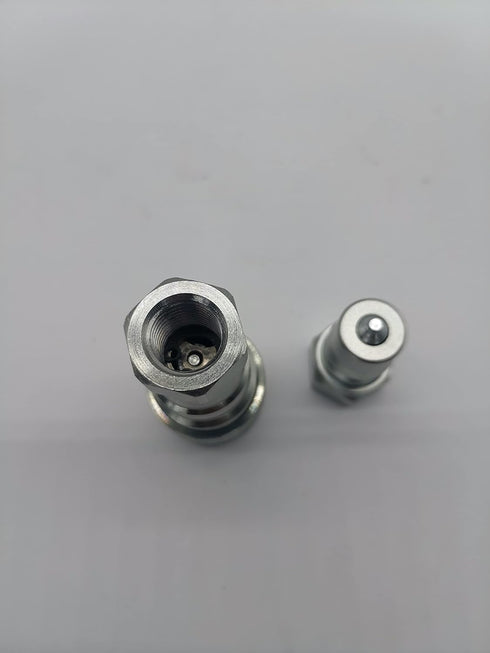 Quick Disconnect Hydraulic Coupler/Coupling 7241-B 1/4 Inch NPT (1 Set)