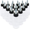 16Pcs 2 oz Bottles, Hard Plastic Extruded Liquid Bottle, Dropper Dispensing Bottle, 60ml Laboratory Wash Bottle