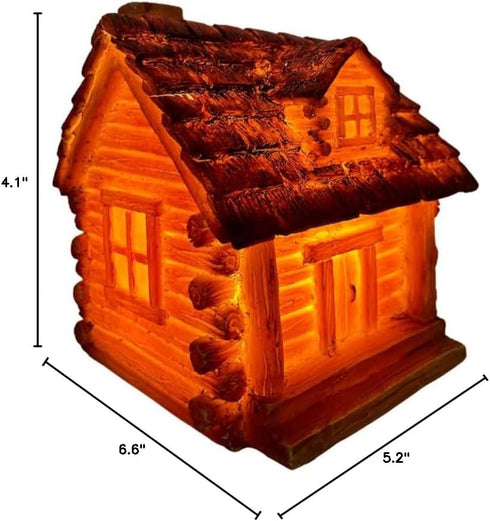 Pine Ridge Rustic Night Light - USB Plug-in Lamp for Kids & Adults