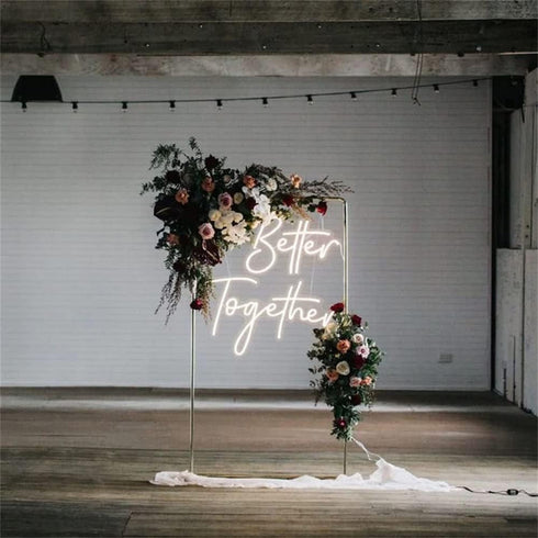 5v Ulalaza Better Together LED Neon Sign Night Light for Wall Party Dcor Bedroom Room Bar Wedding Home Birthday Art