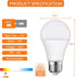 Anqueen Lin A19 Bulbs 60 2700K E26 9W 800 Lumens,Non-Dimmable Bulbs, etc.3 Packs LED Light Watt Equivalent, Soft White