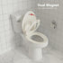 GarveeTech Elongated Toilet Seat with Built-in Toddler Seat for Easy Potty Training Slow Close Feature, Easy Install