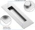 Ravinte 1 Pack Brushed Nickel Sliding Closet Door Handles, 7in Length Recessed Finger Pulls for Barn Door