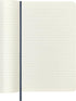 Moleskine Classic Notebook, Soft Cover, Large (5" x 8.25"), Ruled/Lined, Sapphire Blue, 192 Pages