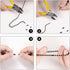 4 Pack DAYONE Ceiling Fan Chain Pulls Walnut Wooden Pull Chain Extension for Ceiling Light Fan Chain