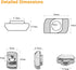 100 Pieces 2020 Series T Nuts, M5 T Slot Nut Hammer Head Fastener, Nickel Plated Carbon Steel