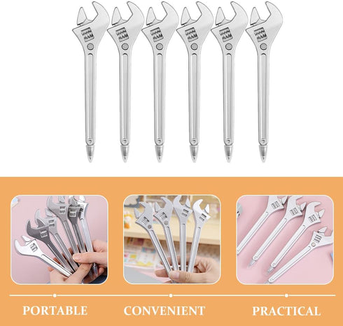 Students Ballpoint Pens, 30 Pcs Wrench Shaped Fountain Pen for Note Taking and Student Supplies