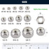 #10-24 inch Nylon Insert Hex Lock Nuts (50 Pack), 304 Stainless Steel (18-8), Corrosion-Resistant Hex Lock Nuts with