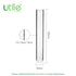 50pcs Plain Cylindrical Glass Test Tubes, 20ml Volume, 20x150mm, Medium Borosilicate Glass Material