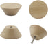 4PCS Closet 50mm/2''Diameter) Wooden Pull Handle, Solid Wood Dresser Wardrobe Door Pull,Cupboard Cabinet Bedside Table