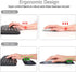 ToLuLu Ergonomic Keyboard Wrist Rest Pad and Mouse Pad Set, Non-Slip Support with Raised Memory Foam, Cool World Map