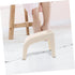 FOMIYES Non Slip Footrest Stool for Shaving Legs Comfortable Plastic Step Stool for Bathroom Shower and Bedroom Use