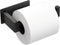 Auxmir Matte Black Toilet Paper Holder, Self Adhesive Toilet Roll Holder Wall