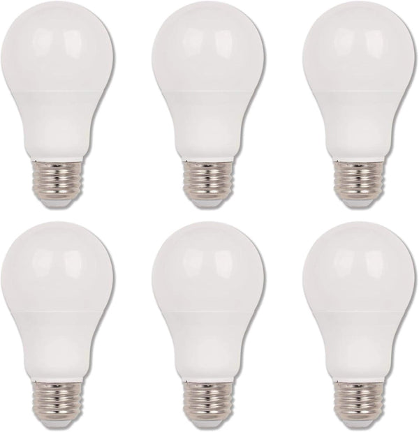 Westinghouse 5312720 5312700 9.5 (60 Watt Equivalent) Omni A19 Bright Energy Star LED Bulb, 6-Pack