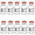 10pcs 20ml Sterile Empty Vials with Plastic Aluminum Flip Off Caps, Borosilicate Lab Sample Vial (Transparent)