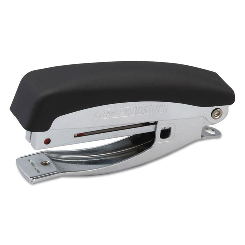 Bostitch Office Deluxe Hand-Held Stapler, 20 Sheet Capacity, Chrome/Black (42100) with Anchor Hole