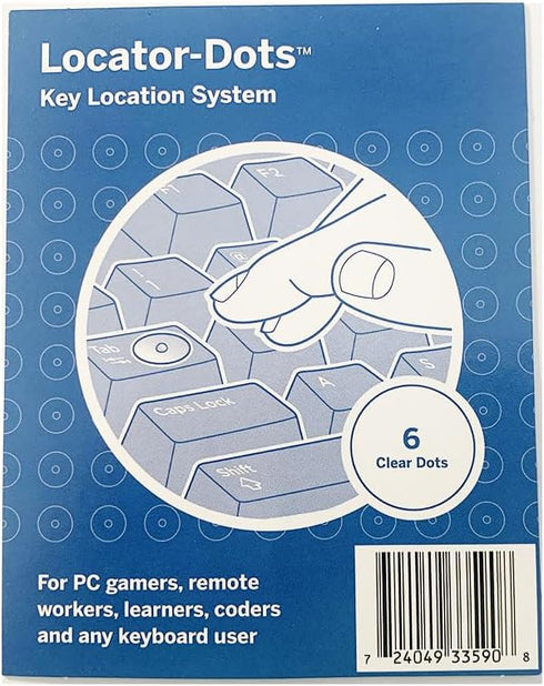 Prodigy Products Company,LLC 6 Pack, Original Loc-Dots Computer Gaming Keyboard Tangible Training Location Learning