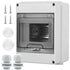 Waterproof Distribution Protection Box, ABS Plastic Breaker Electrical Box with Transparent Cover IP65