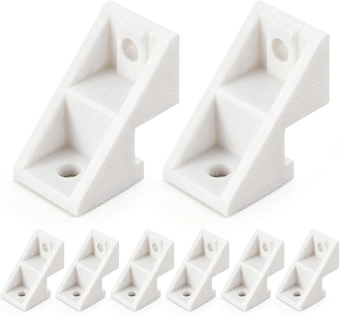 Fiwochic 8 Pcs Patio Door Clip Fixed Panel Bracket Bulk Stationary Sliding for