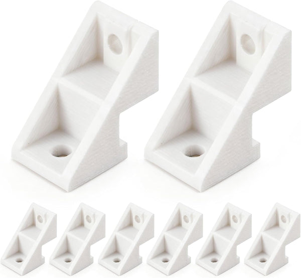Fiwochic 8 Pcs Patio Door Clip Fixed Panel Bracket Bulk Stationary Sliding for
