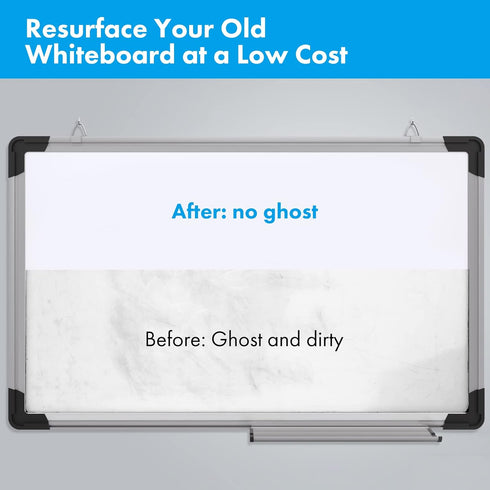 HAMIGAR Whiteboard Sticker for Wall, 23.4" x 78.7", Large Peel and Stick Whiteboard Wallpaper, Dry Erase Contact Paper