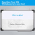 HAMIGAR Whiteboard Sticker for Wall, 23.4" x 78.7", Large Peel and Stick Whiteboard Wallpaper, Dry Erase Contact Paper
