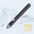 Zerodis Electric Automatic Pencil Eraser - Rechargeable Eraser for Drawing, Artist Tool, Black