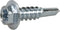 Power Pro Premium Self-Drilling Metal Screws, Zinc Plated Steel, Box of 105 Screws, #10 x 1 inch