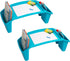 Mind Reader Kids Lap Desk, Set of 2 - Activity Tray for Drawing, Stackable, Portable, Plastic, Blue