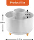 Desk Pencil Pen Holder, 5 Slots 360°Degree Rotating Organizer for Office, School, Home, Art Supply