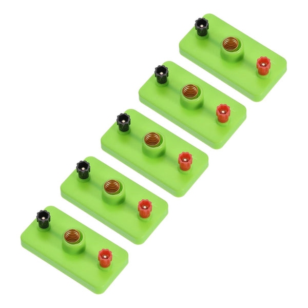 PATIKIL Mini Bulb Socket, 5 Pcs Bulb Holder Lamp Base for Physics Laboratory Electrical Experiment Teaching Instruments