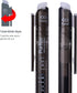 ParKoo 20 Black Retractable Erasable Gel Pens Twist-Write, Fine Point 0.7 mm, Make Mistakes Disappear, Erasable Pens for Drawing Writing Planners and School Supplies by ParKoo