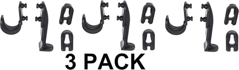 3 Pack Mailbox Plastic Latch Set Repair Kit for Solar Group Mail Box Standard Metal Mailbox Repair by JSP Manufacturing