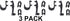 3 Pack Mailbox Plastic Latch Set Repair Kit for Solar Group Mail Box Standard Metal Mailbox Repair by JSP Manufacturing