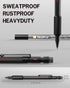 Nicpro 2mm Mechanical Pencils Set with Case, 12 Black Lead Refills, 12 Colored Lead Refills, Heavy Duty Pencil