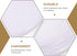 10.6 INCH POPETPOP Replacement Mushroom Light Shade Flush Mount Ceiling Light Covers Plastic Lamp Dustcovers for Wall