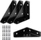 CMLY Corner Brace Brackets, 4Pcs 66mm x 66mm Corner Braces for Wood, Metal