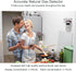 Natural Gas Detector, Plug-in Alarm and Monitor for Home, Kitchen, or Camper with Voice Warning & Digital Display