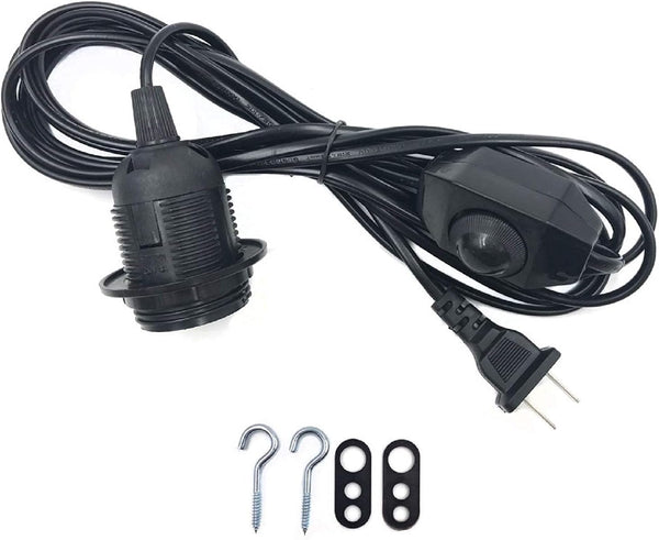 AVCITY Pendant Light Kit with Dimmer Switch 15 Feet Hanging Lamp Cord Set