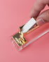 Clear Acrylic Stapler, Elegant Modern Desktop Stapler, Office Accessory for Home, School, or Office (Golden)