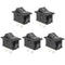QTEATAK 5Pcs On/Off Boat Rocker Switch, 2 Pin 2 Position Snap, 12V 110V 250V