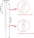 KINGLAKE Plastic Transfer Pipettes 3ML,Essential Oils Pipettes,Graduated,Pack of 100, Makeup Tool