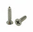 BCP Fasteners 100 Qty #6 x 3/4" Flat Head Phillips Head Wood Screws (304 Stainless)