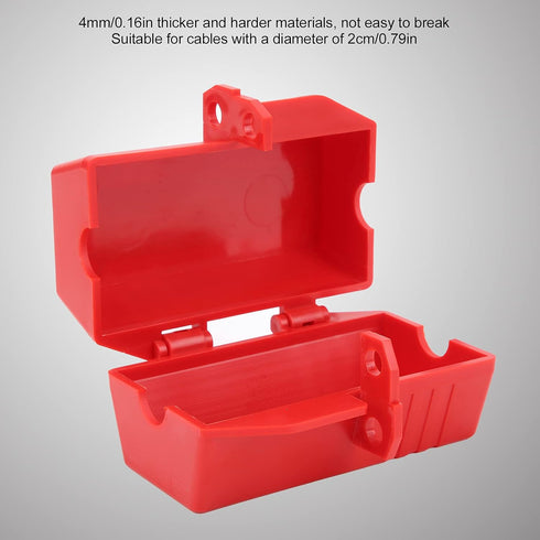 2Pcs Lockout Plug Lock - Industrial Air Conditioner TV Power Rationing/Off Suitable for HomeImprovement/Tools 110V-220V