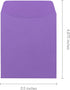Hygloss Products, Inc Library Card Pockets, Self-Adhesive, Perfect for Classroom & Crafts, 3.5” x 5”, Violet, 30 Count