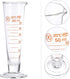 Lab Graduated Measuring Cup, Glass Beaker Liquid Dispenser with Spout for Science Experiment Tool