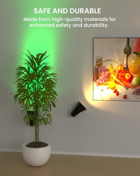GU10 Gu10 360Rotatable, AC110-130V, 10W Bulbs Wall Spotlight Plug in Sconces Up Lights Indoor, Wall Wash Light Outlet