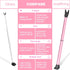 Jammer (1 Pack,Pink) AceMining Upgraded Door Security Bar & Sliding Patio Bar, Heavy Duty Stoppers Adjustable for Home